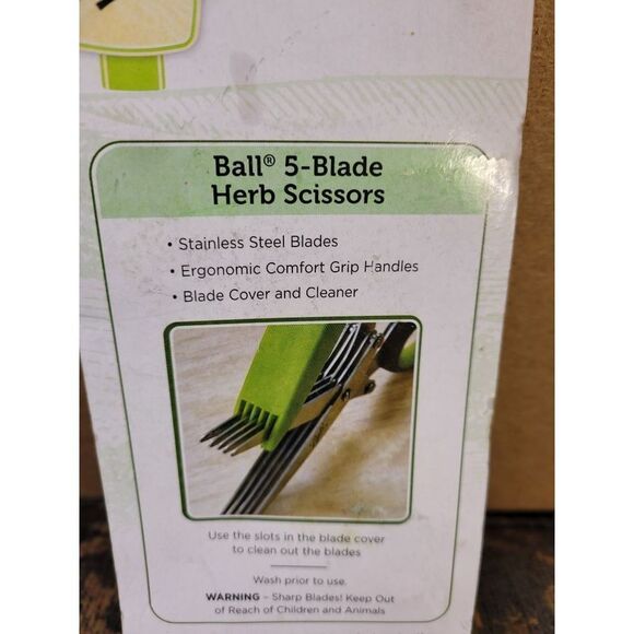 Ball 5-Blade Herb Scissors- NIP - Picture 5 of 6